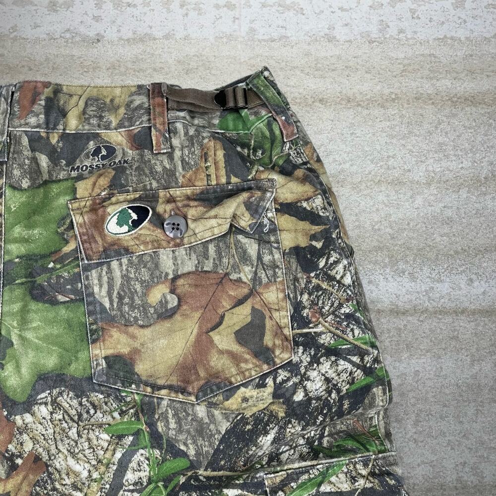 Vintage 90s Mossy Oak Hunting Camo Tactical Pants 36x32 Baggy Cargos Woodland - Picture 3 of 4